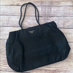 Authentic Black Nylon Prada Bag